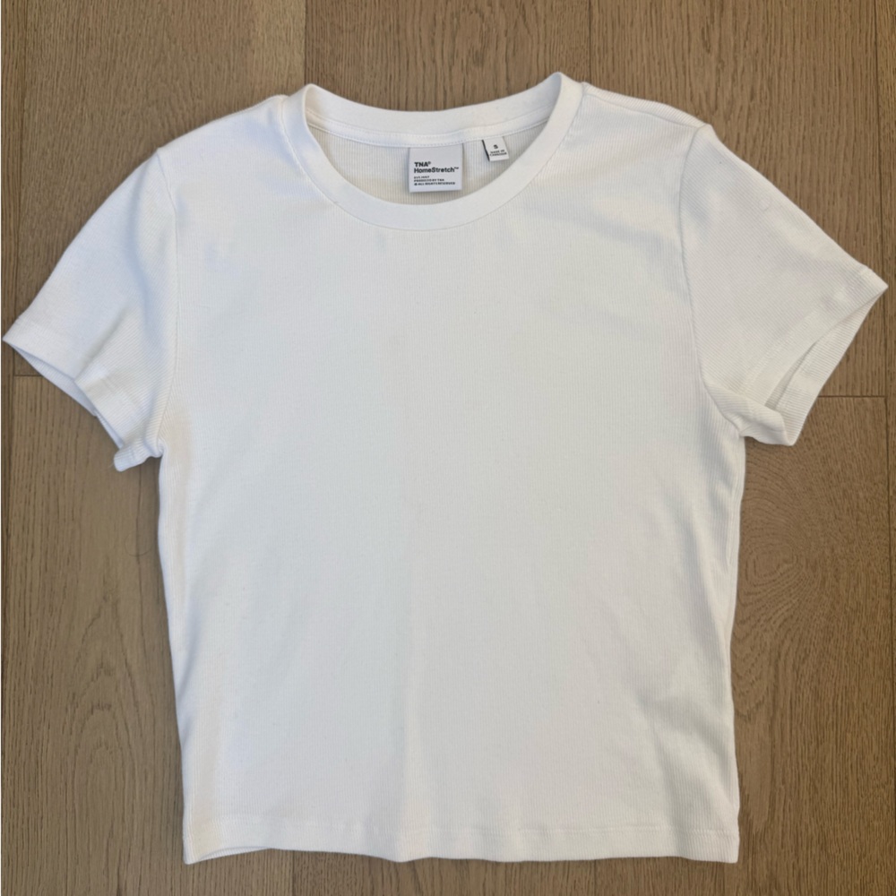 TNA White Short Sleeve Tee - Like New